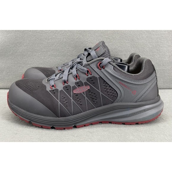 Keen 'Vista Energy' Women's Size 9.5 Carbon Toe Slip/ Oil Resistant EH Work Shoe - Picture 1 of 10